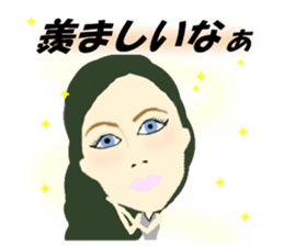Kawaii Woman(Everday) sticker #12128386