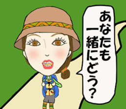 Kawaii Woman(Everday) sticker #12128388