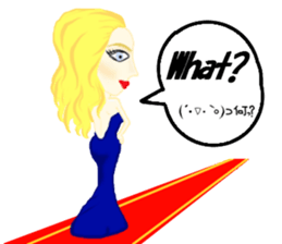 Kawaii Woman(Everday) sticker #12128403