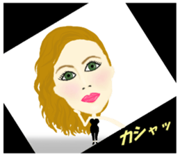 Kawaii Woman(Everday) sticker #12128407