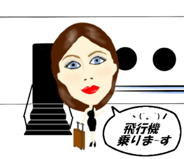 Kawaii Woman(Everday) sticker #12128411