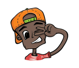 Active Little Boy sticker #12129806