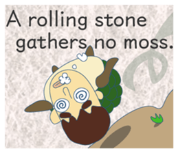 Nice proverb<E> sticker #12129854