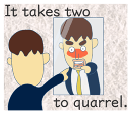 Nice proverb<E> sticker #12129856