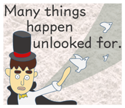 Nice proverb<E> sticker #12129857