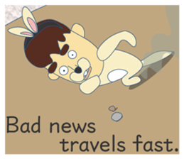 Nice proverb<E> sticker #12129859