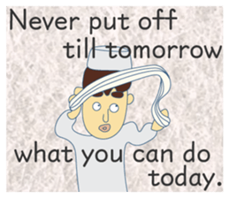 Nice proverb<E> sticker #12129860