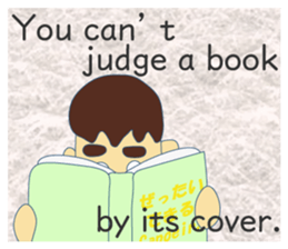 Nice proverb<E> sticker #12129861