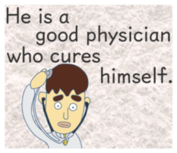 Nice proverb<E> sticker #12129865