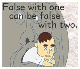 Nice proverb<E> sticker #12129869