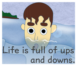 Nice proverb<E> sticker #12129873