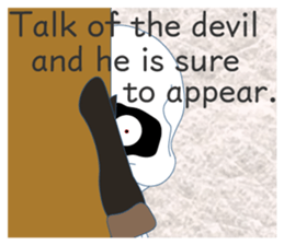 Nice proverb<E> sticker #12129877