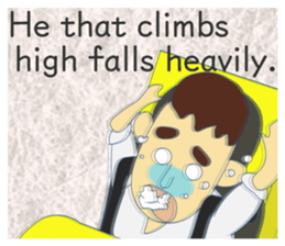 Nice proverb<E> sticker #12129882