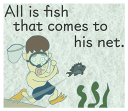 Nice proverb<E> sticker #12129884