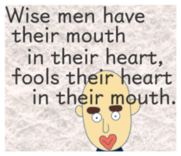 Nice proverb<E> sticker #12129891