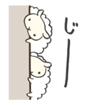 Fluffy Pom Pom Sheep sticker #12130866