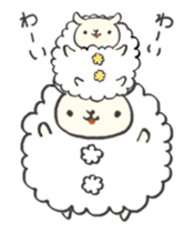 Fluffy Pom Pom Sheep sticker #12130867