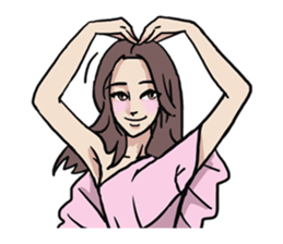 AsB - 125 Sabai Girls Love You sticker #12131176