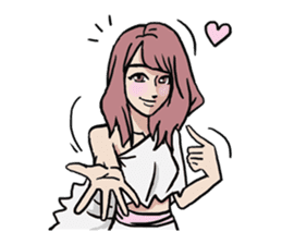 AsB - 125 Sabai Girls Love You sticker #12131178