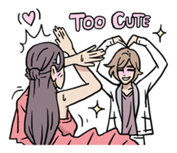 AsB - 125 Sabai Girls Love You sticker #12131193