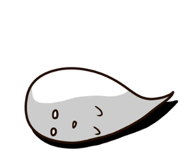 Ghost kawaii sticker #12131330