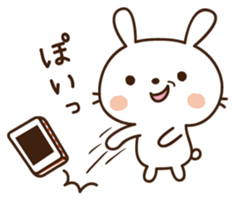 More selfish rabbit sticker #12131414