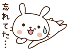 More selfish rabbit sticker #12131426