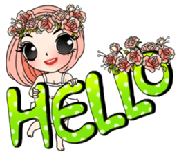 Yuri with big text sticker #12131615