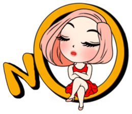 Yuri with big text sticker #12131622