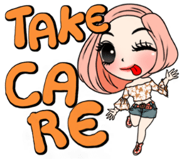 Yuri with big text sticker #12131629