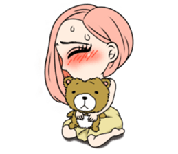 Yuri with big text sticker #12131641