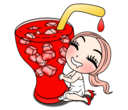 Yuri with big text sticker #12131646