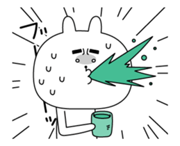 rabbit of the Thick eyebrows (anime) sticker #12132183