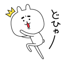 rabbit of the Thick eyebrows (anime) sticker #12132184