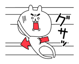 rabbit of the Thick eyebrows (anime) sticker #12132185