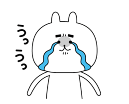 rabbit of the Thick eyebrows (anime) sticker #12132191