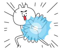 rabbit of the Thick eyebrows (anime) sticker #12132195