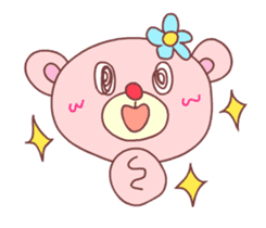 PINK-KUMA Animation sticker #12132838