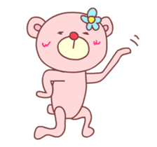 PINK-KUMA Animation sticker #12132842