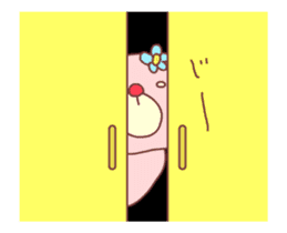 PINK-KUMA Animation sticker #12132853