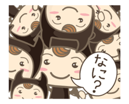 Moving ! Comical devil sticker #12133101