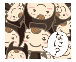 Moving ! Comical devil sticker #12133101