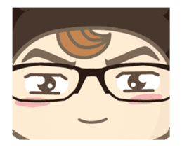 Moving ! Comical devil sticker #12133104