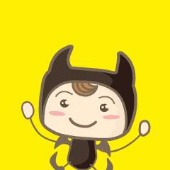 Moving ! Comical devil