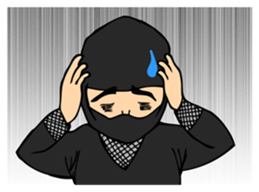 Ninja "Sasuke" version sticker #12133186