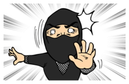 Ninja "Sasuke" version sticker #12133187