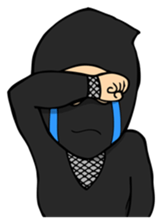 Ninja "Sasuke" version sticker #12133194