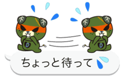 Balloon of Mikyan and dark Mikyan sticker #12133420