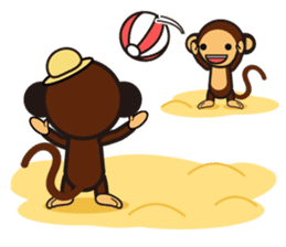 SIMIAN & Friends Collection - Summer Fun sticker #12133864