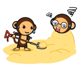 SIMIAN & Friends Collection - Summer Fun sticker #12133865